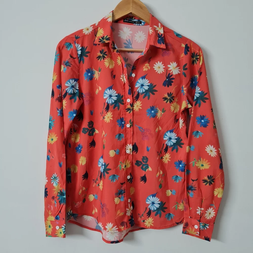 Jjwm women Floral printed shirt - Picture 1 of 6